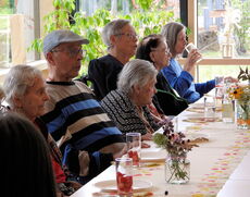 Fröhliches Sommerfest im Clemens-Kessler-Haus. Foto: Brigitte Dollansky (Allgäuer Zeitung)